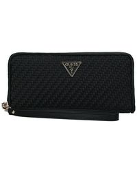 PORTATESSERE UOMO GUESS LOGO WALLET NERO SM2435 | bora bora pelletteria