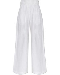 Posse - Broeken ,Wit ,Leer Parker Trouser - Lyst