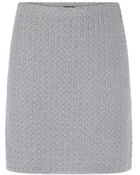 Marc Cain - Rokken ,Grijs ,Pailletten Gebreide Minirok "Knitted - Lyst