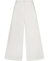 Liu Jo - Stilvolle Bianco Lana Hose - Lyst