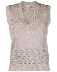 Brunello Cucinelli - V-Neck Knitwear - Lyst