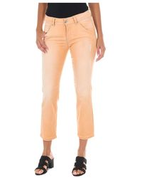 Met - Jeans ,Katoen Rechte Broek - Lyst