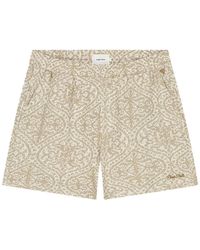 Pure Path - Jacquard Pattern Shorts - Lyst