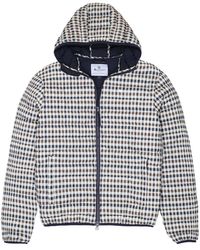 Aquascutum - Jassen ,Veelkleurig ,Leer Hooded 100Gsm Jacket - Lyst