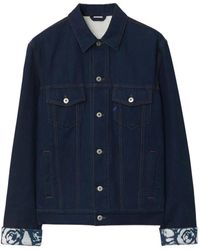 Burberry - Trench coat indaco blu - Lyst