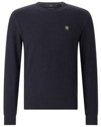 Belstaff - Round-Neck Knitwear - Lyst