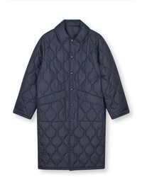 Mads Nørgaard - Jassen ,Blauw ,Gewatteerde Jas Parisian Night - Lyst