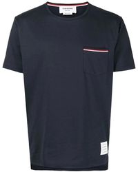 Thom Browne - Tricolor Pocket T-Shirt - Lyst