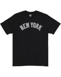 '47 - Tops ,Zwart ,Katoen Mlb Imprint Echo Tee Neyyan - Lyst