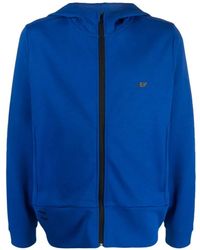 Tommy Hilfiger - Hoodies & Sweatvesten ,Blauw ,Katoen Sport Essential Tonal Logo Zip-Thru Hoody - Lyst