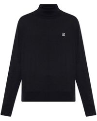 Balmain - Turtleneck Met Logo - Lyst