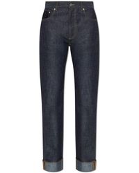 Bottega Veneta - Jeans Mit Logo - Lyst