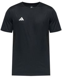 adidas - Fitness ,Zwart ,Polyester Adizero Essentials Running Tee - Lyst