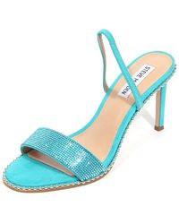 Steve Madden - Jannis Aqua Sandale Mit Multi-Strass - Lyst