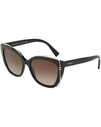 Tiffany & Co. - Gafas de sol negras/marrones tf 4148 - Lyst