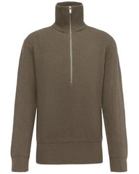DRYKORN - Truien & Vesten ,Groen ,Manuelo 10 Troyer Zip Pullover - Lyst