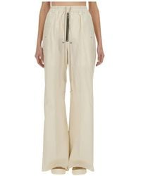 Rick Owens - Wide Leg Cargo Pants - Lyst