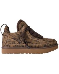 UGG - Schoenen ,Bruin ,Leer Lowmel Sneaker - Lyst
