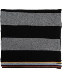 Paul Smith - Accessoires ,Grijs ,Wol Wollen Sjaal - Lyst