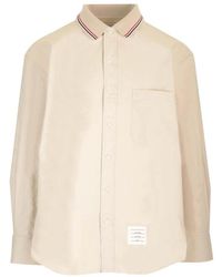 Thom Browne - Overhemden ,Wit ,Shirts - Lyst