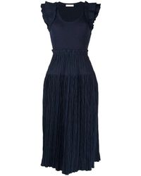 Ulla Johnson - Ribgebreide Midi-Jurk - Lyst