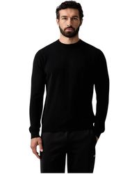 EA7 - Round-Neck Knitwear - Lyst