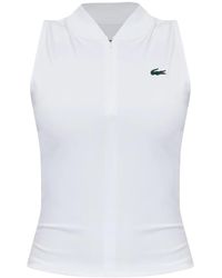Lacoste - Sleeveless Training Tops - Lyst