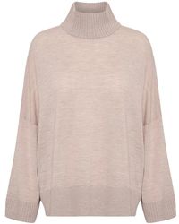 Inwear - Gemütlicher Oatmeal Melange Pullover - Lyst