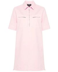 A.P.C. - Hellrosa kleid,rosa aac blanc kleid - Lyst