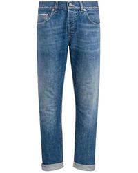 Dondup - Jeans ,Blauw ,Denim Regular Icon Slim-Fit Jeans - Lyst