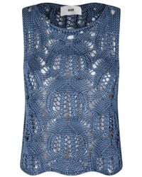 SOLOTRE - Sleeveless Tops - Lyst