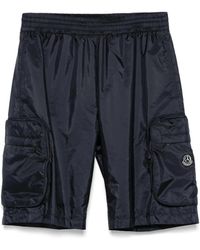 Moncler - Shorts Mit Elastischem Bund - Lyst