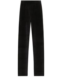 Dolce & Gabbana - Cotton Chenille Jogging Pants Met Dg Logo - Lyst