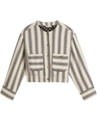 Summum - Jassen ,Veelkleurig ,Katoen Jacket Stripe - Lyst