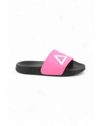 Sun 68 - Schoenen ,Zwart ,Pu Slide - Lyst