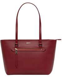 DKNY - Tassen ,Rood ,Leer Bryant Ave Medium Tote - Lyst