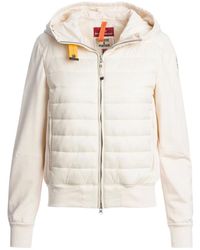 Parajumpers - Hybride Jas Met Capuchon En Gele Tape - Lyst