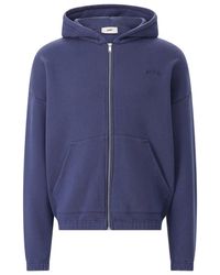 Autry - Hoodies & Sweatvesten ,Blauw ,Katoen Zip-Throughs - Lyst