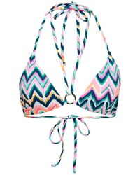 ONLY - Valencia string-tie bikini top - Lyst