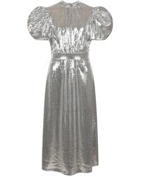 ROTATE BIRGER CHRISTENSEN - Sequined Midi Dress - Lyst