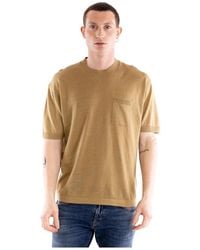 Paolo Pecora - T-Shirt Met Ronde Hals - Lyst