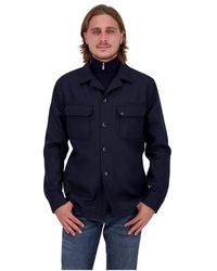 Tagliatore - Jassen ,Blauw ,Wol Calvin Jacket - Lyst