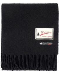 Lanvin - Fluffy Smash With Label Scarf - Lyst