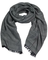 Bitte Kai Rand - Herringbone Sjaal Zwart/Wit - Lyst