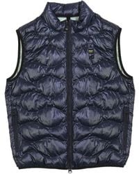 Blauer - Gepolsterte Weste Polyester Wellen - Lyst