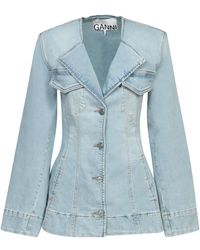 Ganni - Denim Jackets - Lyst