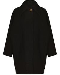 Patou - Jassen ,Zwart ,Wol Single-Breasted Jas - Lyst