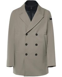 Rrd - Double-Breasted Coats - Lyst