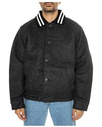 Obey - Jassen ,Zwart ,Polyester Blouson Varsity Jacket - Lyst