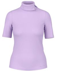 Marc Cain - Hemdkragen Kurzarm-Shirt - Lyst